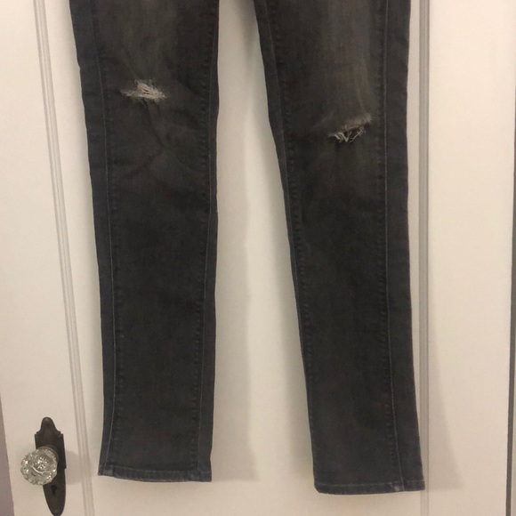 Black Orchid Skinny Jeans (Dark Gray) - Picture 2 of 4